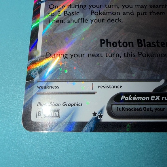 Miraidon EX (UNNUMBERED) JUMBO Pokémon Card - Picture 3 of 3